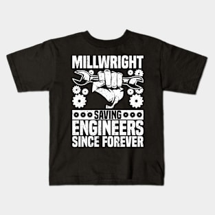 Millwright Engineer Kids T-Shirt